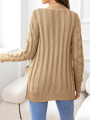 Just In Case Cable-Knit Cardigan