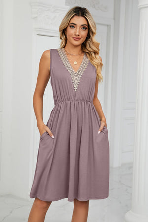 Front and Center Sleeveless Dress