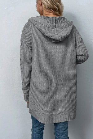The Mountains Are Calling Hooded Cardigan