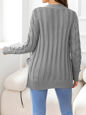 Just In Case Cable-Knit Cardigan