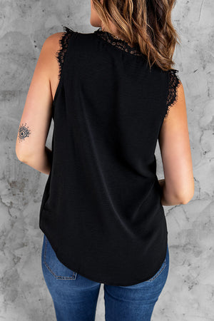 Eyes On You Lace V-Neck Top