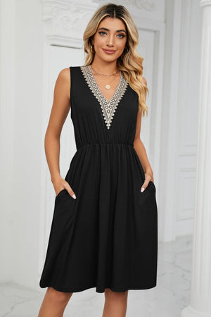 Front and Center Sleeveless Dress