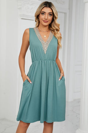 Front and Center Sleeveless Dress