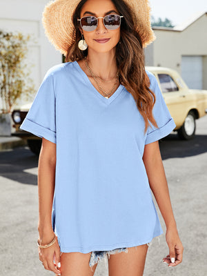 High Society V-Neck Tee