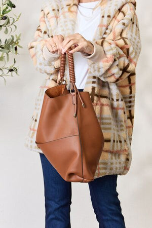 Chelsea Vegan Leather Handbag with Front Pocket