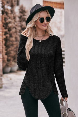 Between The Buttons Ribbed Top