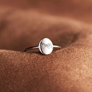 Pink Promise 925 Sterling Silver Engraved Ring