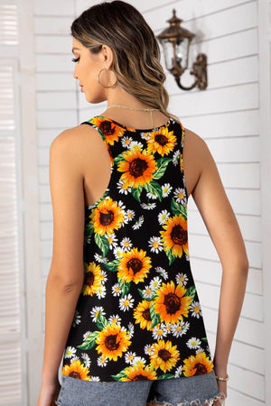 Summer Flower Tank Top