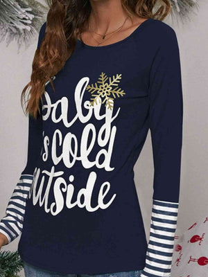 Baby It's Cold Outside Long Sleeve Graphic Tee