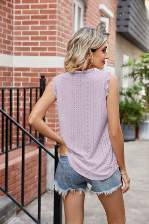 Spring Eyelet Perfection Top