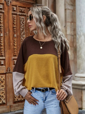 Wishful Thinking Waffle-Knit Top