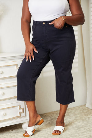 Destiny Tummy Control Cropped Jeans by Judy Blue