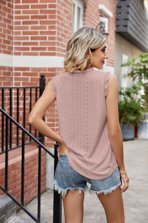 Spring Eyelet Perfection Top