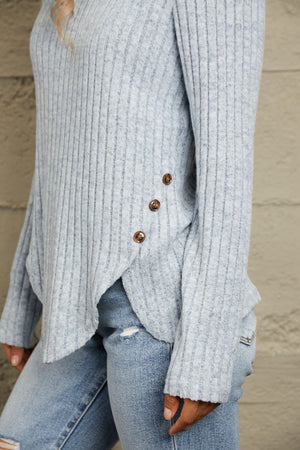 Between The Buttons Ribbed Top