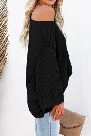 Runaway With Ribs Knit Top