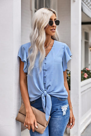 Fly Away With Me Tie Top