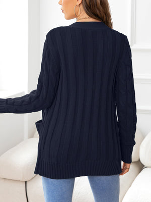 Just In Case Cable-Knit Cardigan