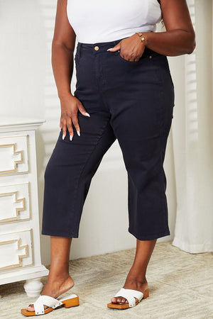 Destiny Tummy Control Cropped Jeans by Judy Blue