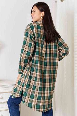 Plaid On My Mind Long Shirt